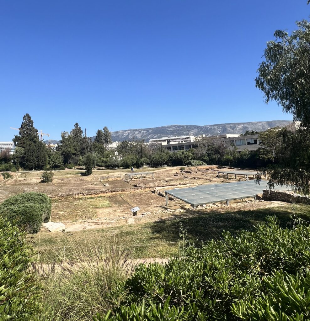 Aristotle's Lyceum, founded in 335 BCE and discovered in 1996